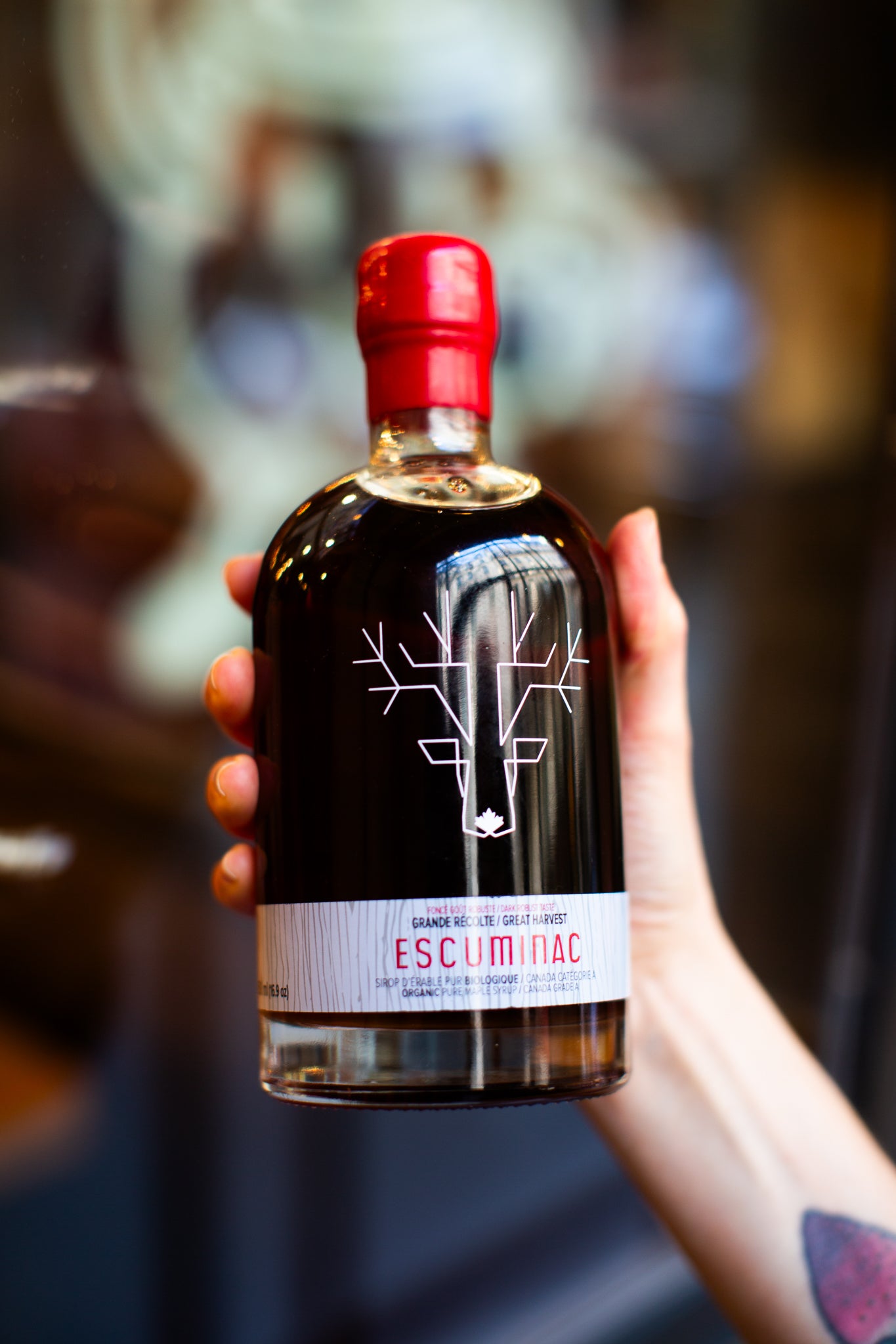 Sirop d'érable pur bio Escuminac 500ml