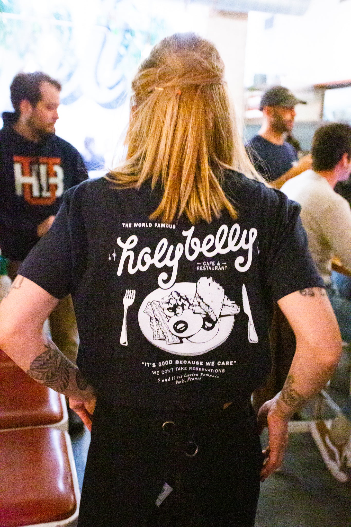 Holybelly Vintage Tee - Navy Blue