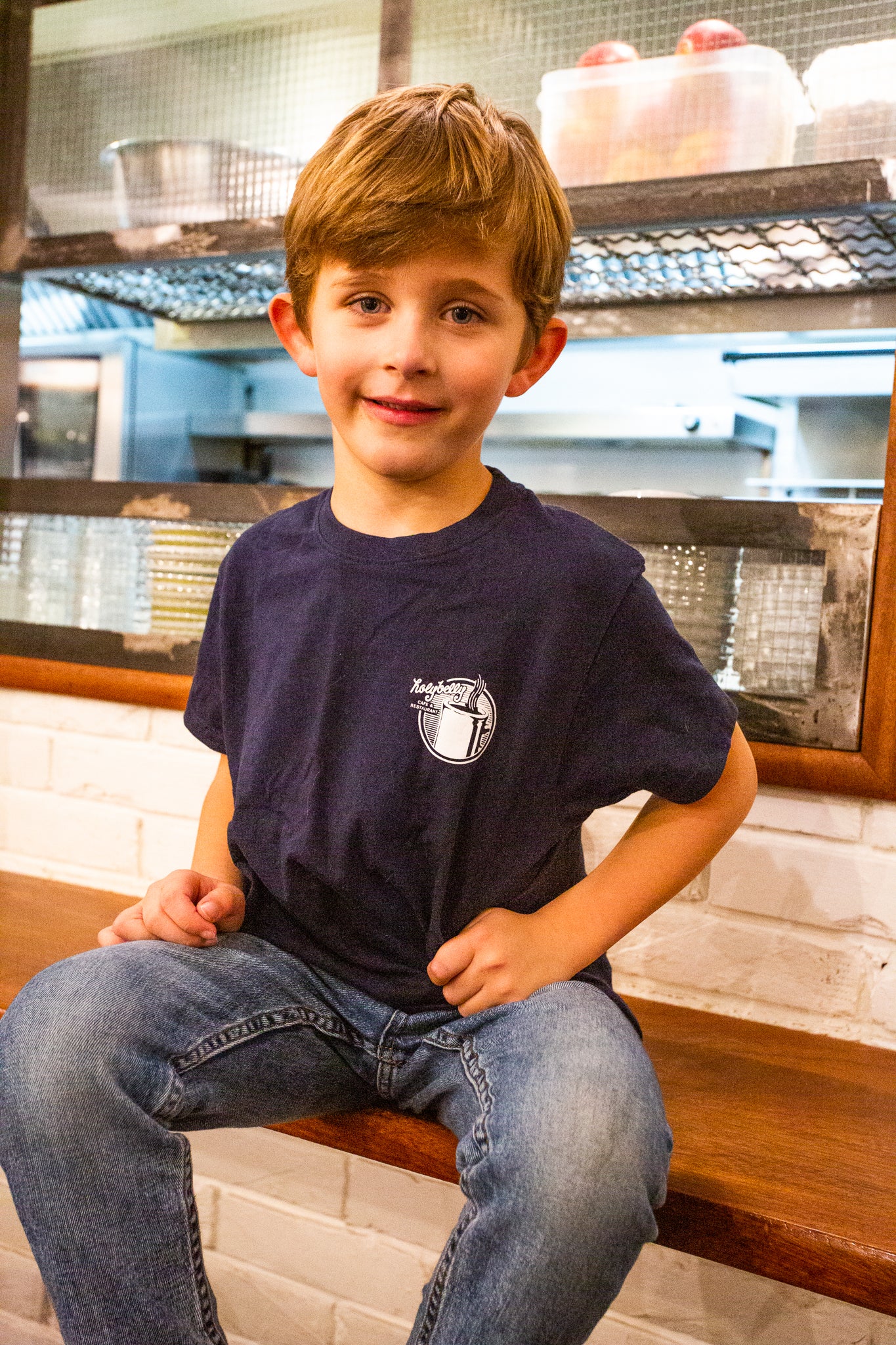 Holybelly Kids Tee - Navy Blue