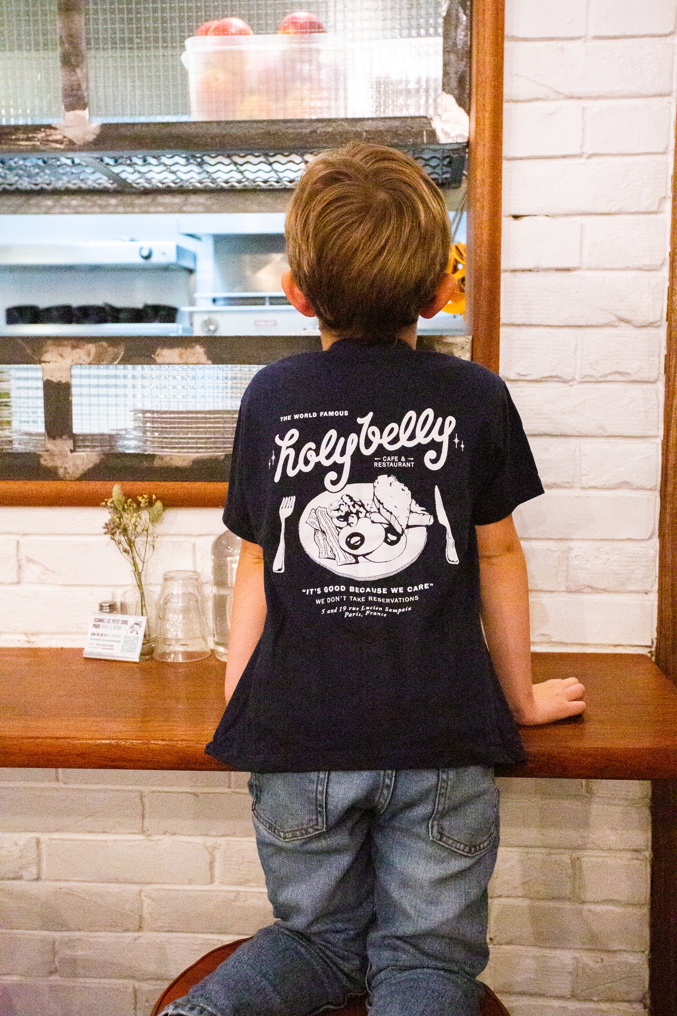 Holybelly Kids Tee - Navy Blue