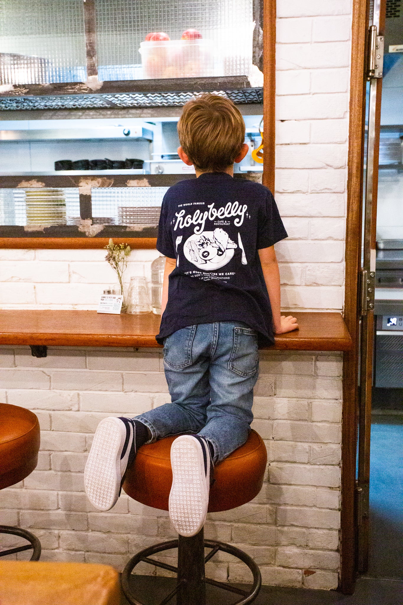 Holybelly Kids Tee - Navy Blue