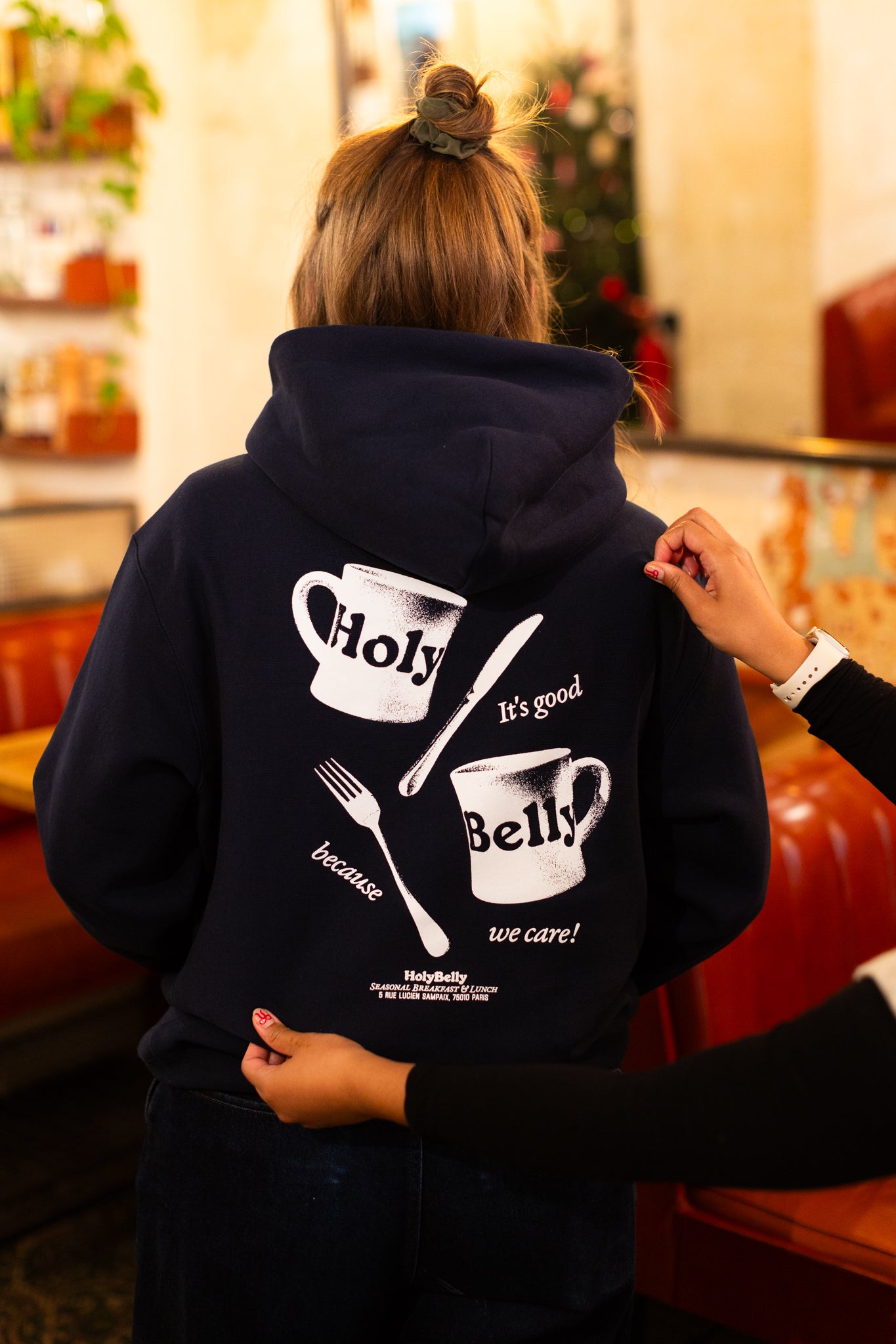 Hoodie Champion® "It's Good Because We Care"