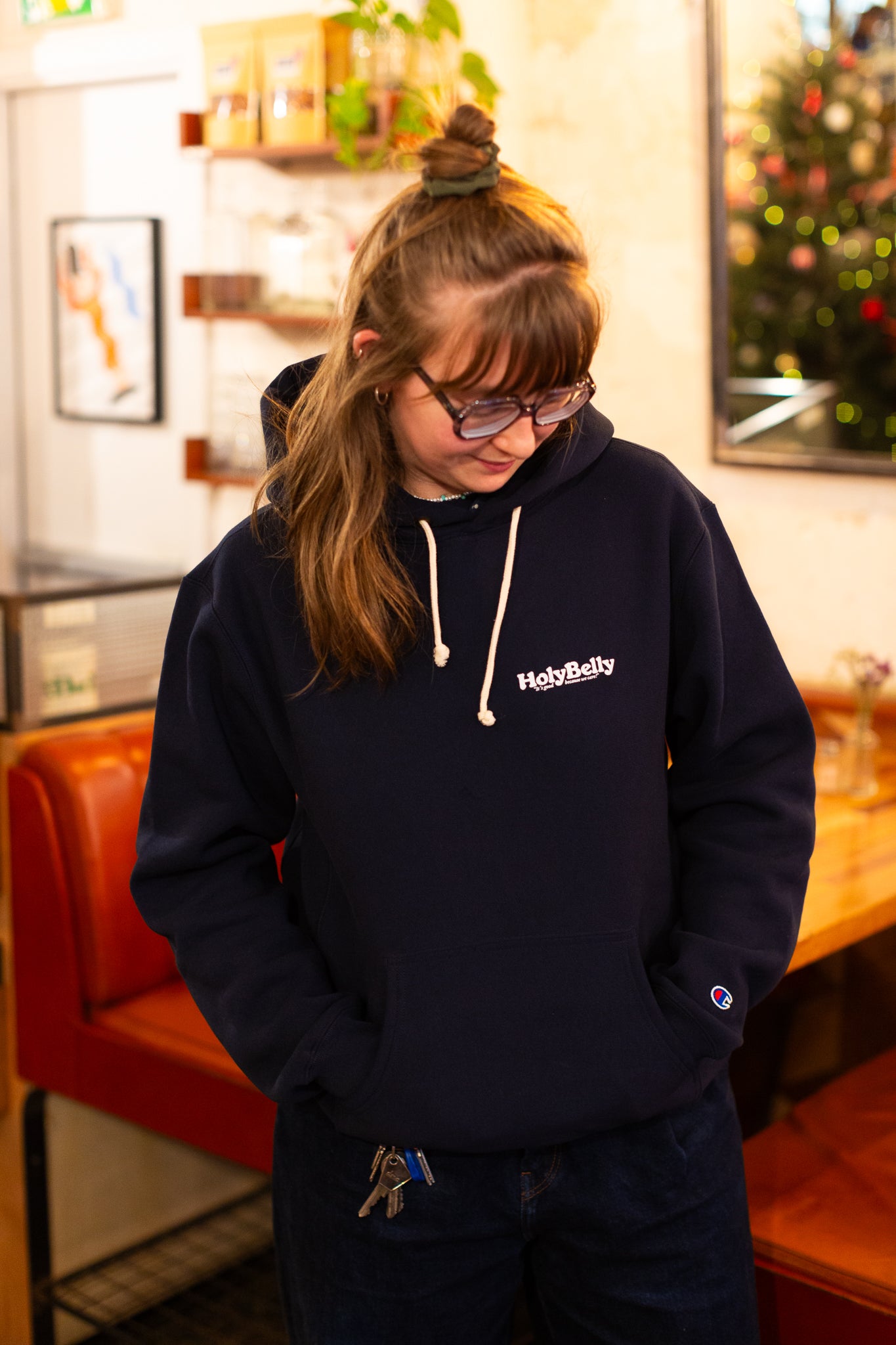 Hoodie Champion® "It's Good Because We Care"