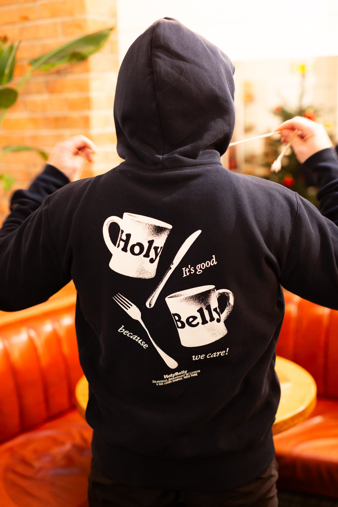 Hoodie Champion® "It's Good Because We Care"