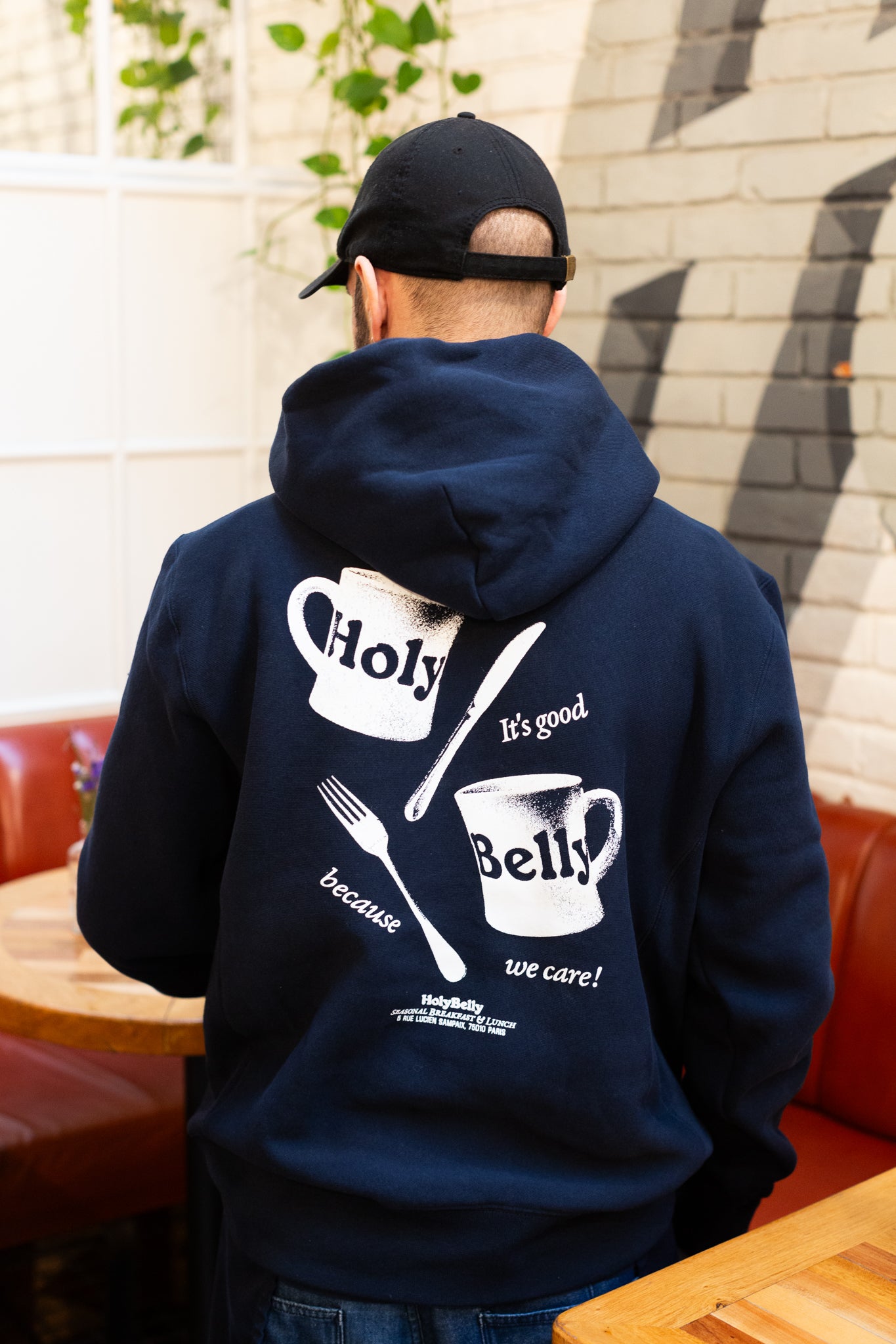 Hoodie Champion® "It's Good Because We Care"